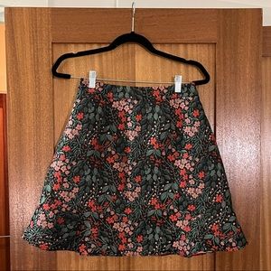 Anthropologie Hutch floral skirt
